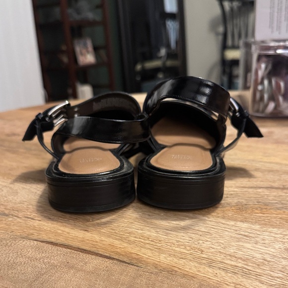 Wild Fable Black Buckle Slingback Shoes Size 9 - Picture 6 of 10
